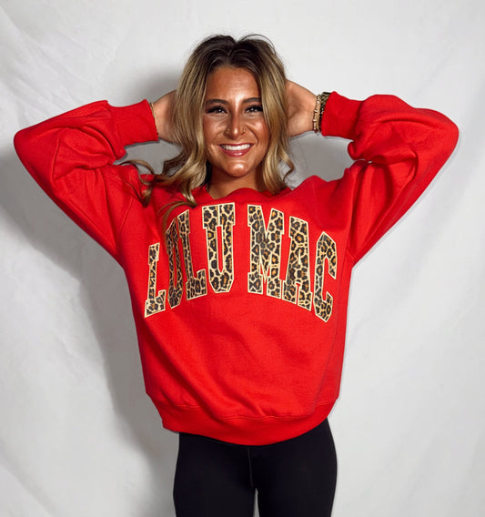 Leopard Lulu Mac Sweatshirt