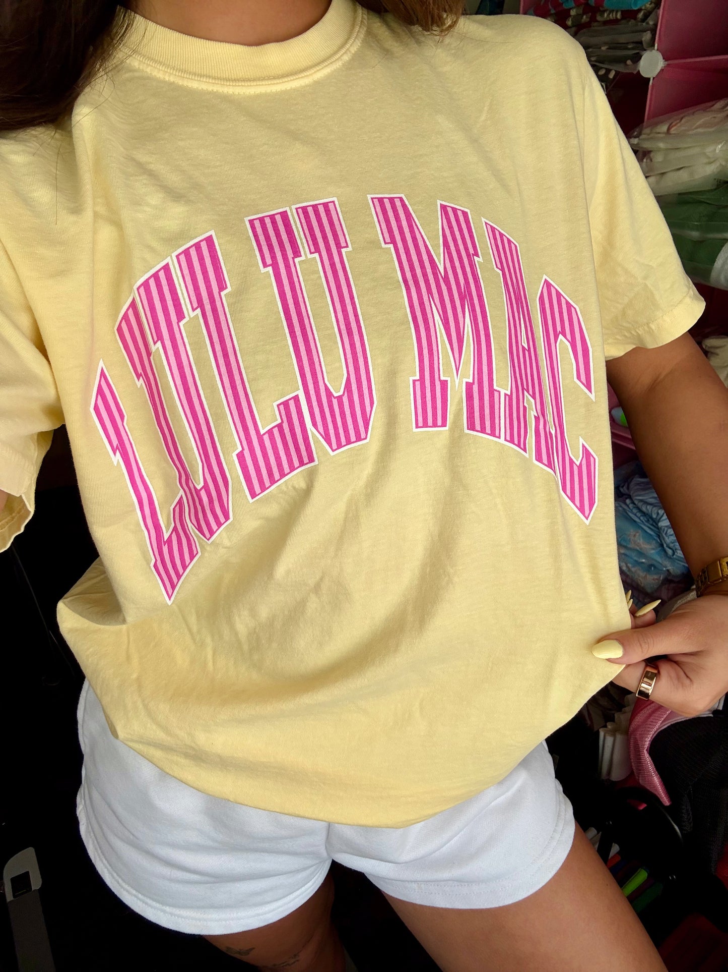 Lulu Mac Stripe Butter Tee