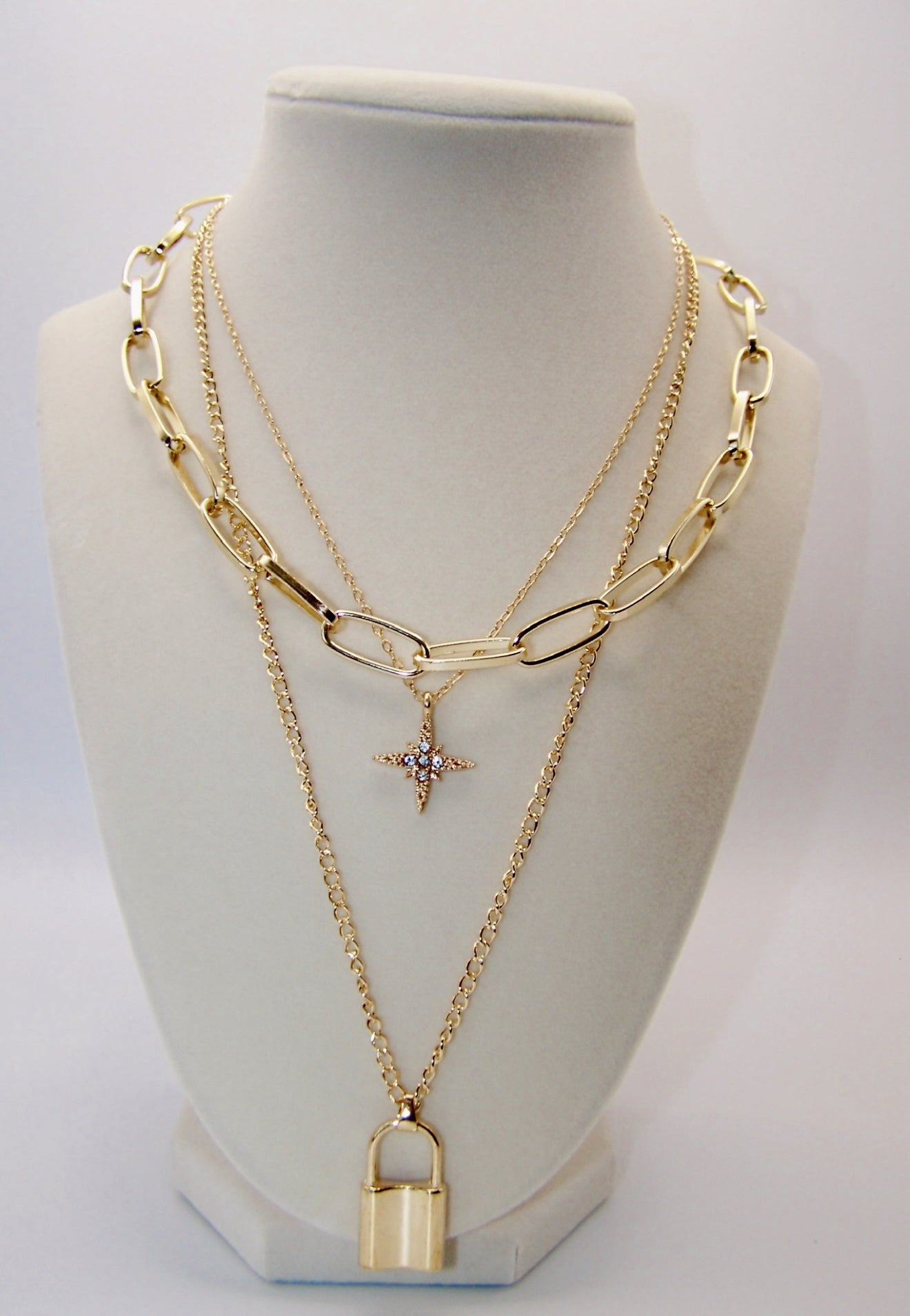 Golden Constellation Layered Necklace