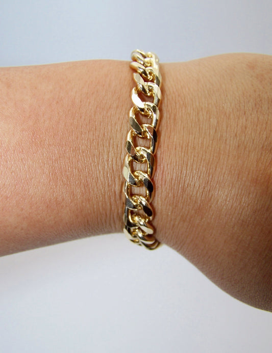 Golden Armor Chain Bracelet