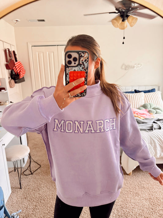 Monarch Mock Neck- Purple