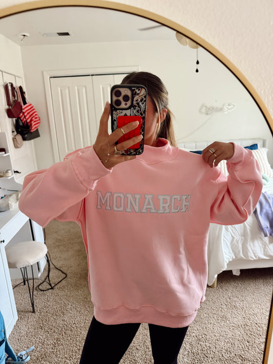 Monarch Mock Neck- Pink