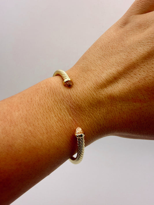 Sunlit Twist Cuff