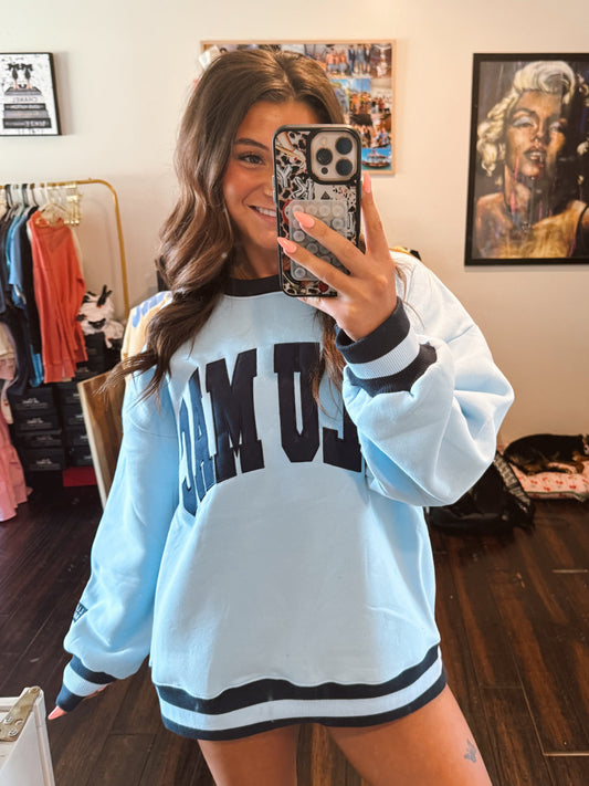 Blue Social Society Lulu Mac Sweatshirt