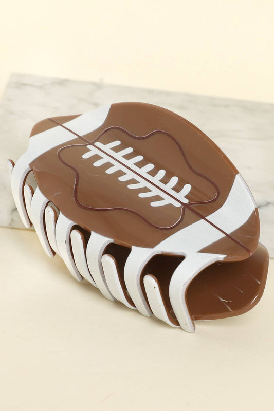 Football Hair Clip