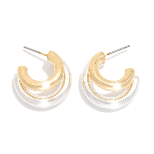 Two Tone Hoops